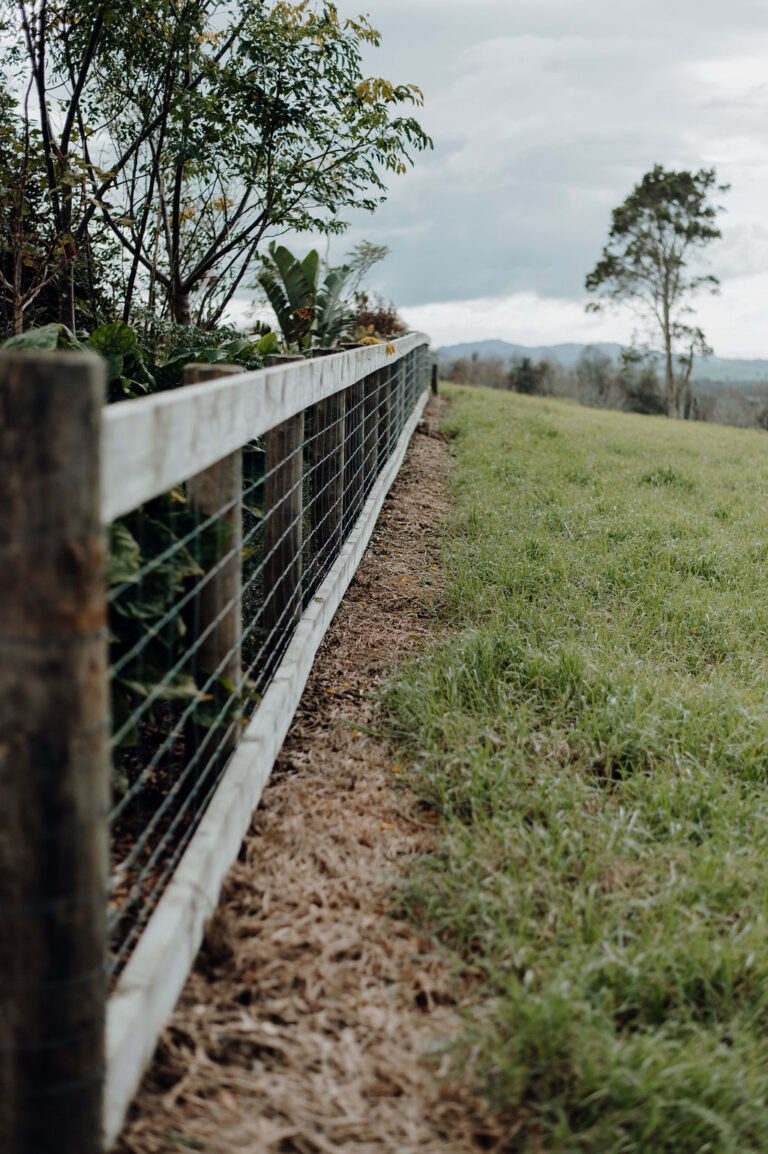 Post and rail fence