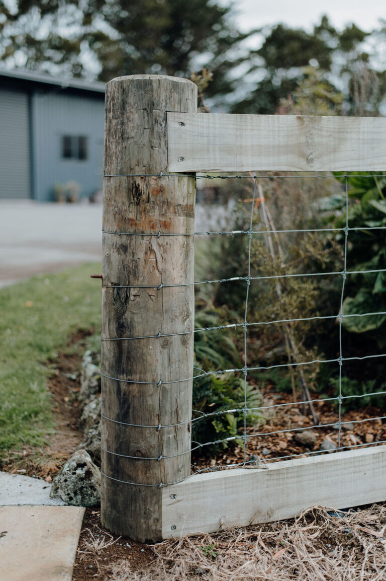 Post and rail fence